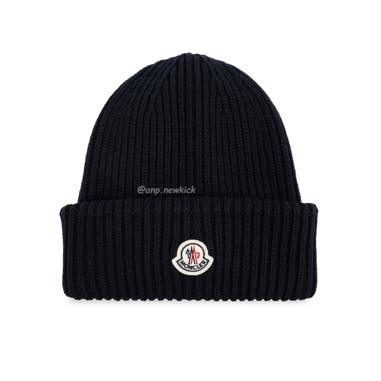 Moncler Logo Patch Beanie Black (1) - newkick.app